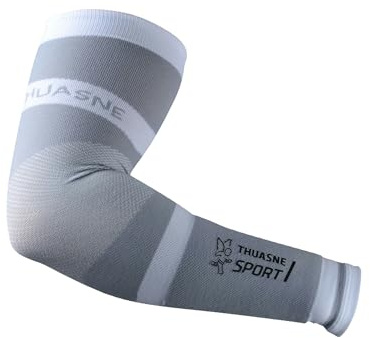 Thuasne - Manchettes de Bras Performance - Manchons Sport de Compression Dégressive - Bandeau Éponge Intégré - Confort Anatomique - Idéal Sports Collectifs et de Raquette