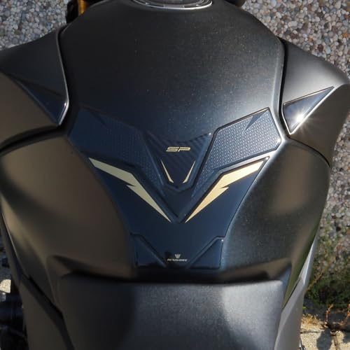 Resin Bike Autocollant Moto Compatibles avec Honda CB1000 Hornet SP 2025-2026. Protection Grip de Réservoir Moto Contre Les Chocs et Les Éraflures. Autocollant 3D Résinés Made in Italy