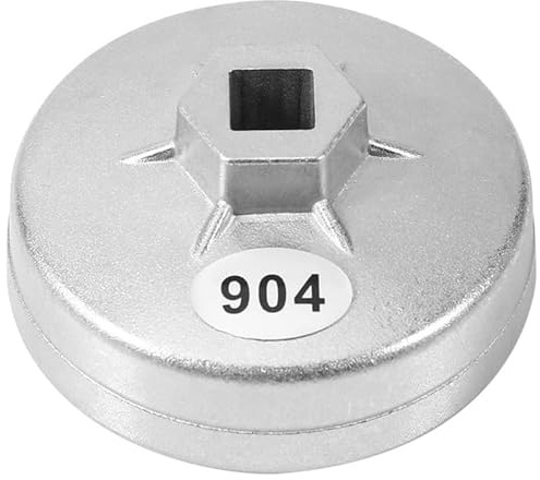 Clé à filtre à huile de voiture, 904 79 mm, 15 cannelures, boîtier de filtre à huile en aluminium, clé à filtre, outil de démontage de voiture