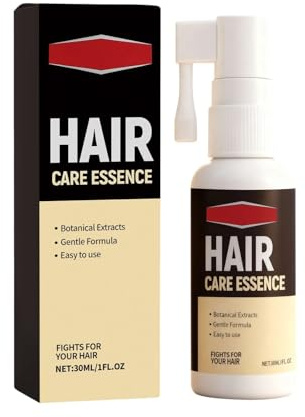 Spray noircissant pour la croissance des cheveux - 30 ml - Huile de croissance naturelle - Traitement du cuir chevelu et des racines - Après-shampoing anti-chute - Pour la perte de racines, la