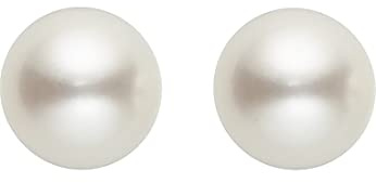 CHRIST Damen-Ohrstecker 925er Silber rhodiniert Süßwasserperle One Size 87475034