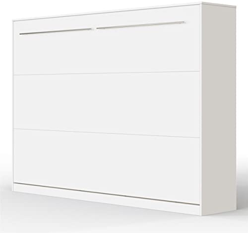 SMARTBett Skåpsäng, standard, vit, 140, horisontell