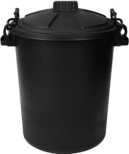 JMS we create smile 50L Plastic Bin/Waterproof/Rodent Proof for Outdoor/Animal Feed Food Storage with Locking Lid
