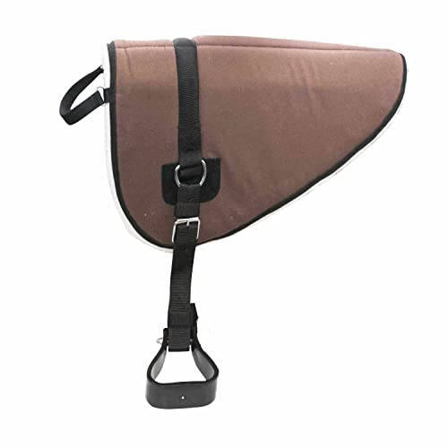 AMKA Bareback Pad Liam komplettes Set mit Riemen Steigbügel Sattelgurt und Haltegriff Größe: VB/WB