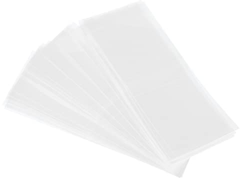 PATIKIL 400Pack Perforierte Folie PVC Schrumpfband für Kappe 1.69 zu 1.81 75x30mm Klar | für Kappe 1.69 zu 1.81