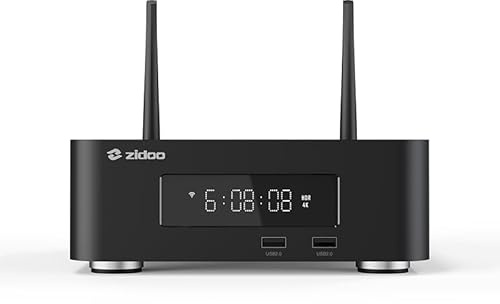 Zidoo Z20 Pro 4K Media Player, RTD1619BPD 4G+32G, HDR10+ Set Top Box, 4K HDR Android 11 TV Box, Support Ethernet WiFi, NAS, HDD Bay up to 16TB