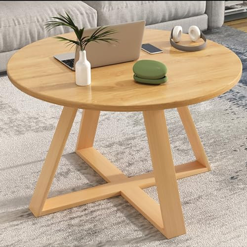 Runder Nesting Couchtisch Beistelltisch Rund Holz Couchtisch Klein Wohnzimmer Schlafzimmer Tisch Beistelltische Mit Beinen Aus Kiefernholz Couch Tisch Für Wohnzimmer Schlafzimmer ( Color : Log , Size