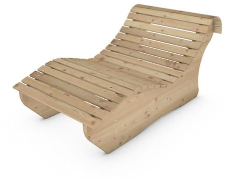 TUGA - Holztech Relaxliege Heiner Gartenliege 90cm Lärche