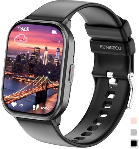 EUNICECG Reloj Inteligente Niño Niña Pulsera de Actividad Actividad Podometro Pulsometro Monitor 100+ Modo Deportivo Calculadora Deporte Despertador Niños Juegos para Niños Regalo Niña Adolescentes