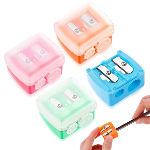 4 Stück Spitzer Für Kajalstifte Kajalstift Spitzer Kosmetik Bleistiftspitzer Anspitzer Dicke Und Dünne Stifte Makeup Anspitzer Spitzer Kosmetikstifte, Eyeliner Pencil Sharpener Für Augenbrauenstift