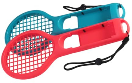 Milisten 2pièces Poignée De Raquette De Tennis Compatible pour Jeu Switch Accessoire De Sport Ergonomique pour Améliorer Expérience De Jeu