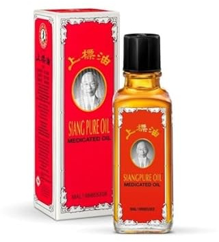 Huile Siangpure 25cc – Huile Siang Pure Oil Red Traditionnelle Aromatique – Bien-Être et Format Pratique