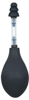 Neuropress Acouphenes - Dispositivo medico naturale anti-acufene in silicone, allevia il respiro sibilante e il dolore quando si indossa - Comfort quotidiano ipoallergenico (nero, dimensioni standard)