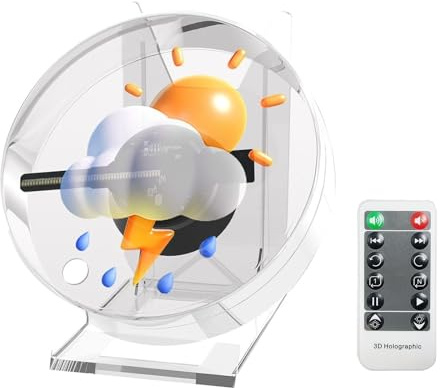 Proiettore Olografico 3D Display Pubblicitario Ventilatore Lettore Video Pubblicitario 3D Occhio Nudo HD LED Foto Video Ventilatore Con Perlina LED Luminosa