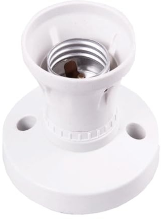 FBBEVWBK E27 Lamp Base Sockets Converter, E27 Lamp Holder, Screw Light Bulb Socket Holder, Light Socket Lamp Fitting, for Ceiling Pendant