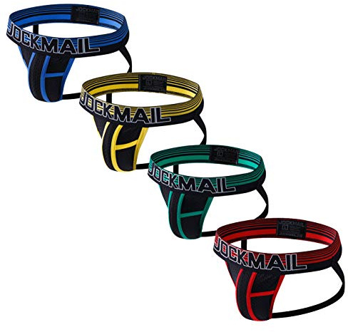 JOCKMAIL Lot de 4 sous-vêtements en pour Homme - - X-Large