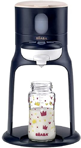 Beaba Bib'expresso - Preparatore e scaldabibibib'expresso per una sola mano, preparazione veloce, 830 g, blu notte