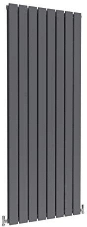 Vertical Radiator Flat Panel Designer Central Heating Anthracite Rads Double 1600x544mm