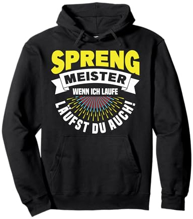 Pyrotechnik Spreng Meister Silvester Feuerwerk Pullover Hoodie
