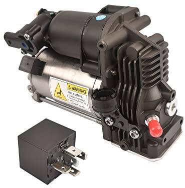 Bisenya Pompa compressore per sospensioni pneumatiche con relè Solo per 4matic Sostituzione per X164 GL320 GL350 GL450 GL550 W164 ML320 ML450 ML500 1643200304 1643200504 1643200904 1643201204