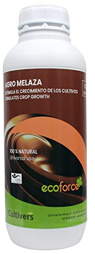 CULTIVERS Melaza para Plantas Ecológica 1,4 kg (1 L) Estimula el crecimiento de tus cultivos Favorece las Propiedades del Suelo e incrementa la cantidad de nutrientes Uso Universal Agro Melaza, Marrón