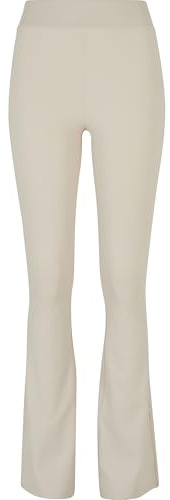 Urban Classics Damer återvunna högmidjade blommiga leggings byxor dam, Softseagrass, 3XL EU