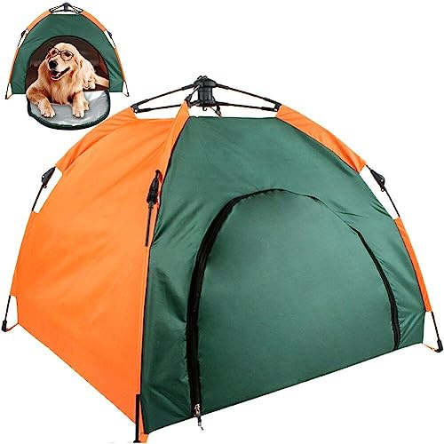 Ericetion Haustierzelte Tragbare Faltbare Anti-ultraviolette wasserdichte Haltbare Hunde Katzen Bett Haustier Häuser Reise Camping Zelt Outdoor-Spiel Zelt House Für Hunde Katzen