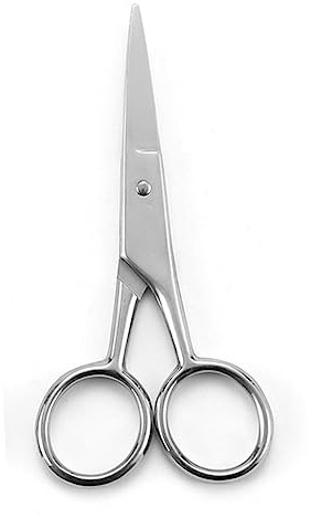Angoily 2 Stück Multifunktionale Körperhaarschneider Und Bartscheren Aus Edelstahl 10cm Ergonomisch Für Männer Bartpflege Und Styling Zufällige Farbe