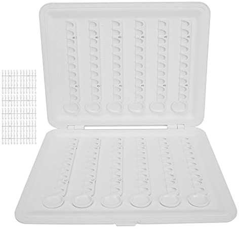 Professional Nail Colors Chart, 11x8in Nail Gel Polish Display Card Book, Nail Art Salon Nail Design Display Booklet Nail Color Swatches Nail Practice Card Board for Nail Salon