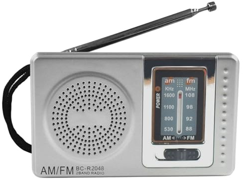 Adsfvs Radios portátiles Am FM,Radio de transistores Am FM con Pilas - Radios de transistores Am FM con Conector para Auriculares con Altavoz, Regalos Ideales para Padres, Ancianos y parientes