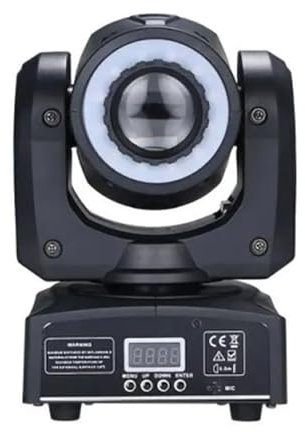 OUHFCASN DJ Stage Light, 60W Moving Head Stage Lights with Aperture Disco Lights Wedding Party Ambient Lights DJ Bar LED 8 * 8 Spotlights Uplights for Events