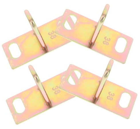 Tofficu 4 Piezas Bloqueo Asiento Moto Eléctrica Placa Metálica Antirrobo Resistente y Fácil Instalación Repuestos Compatibles para Motorbike Protección Segura Asiento Vehículo Eléctrico