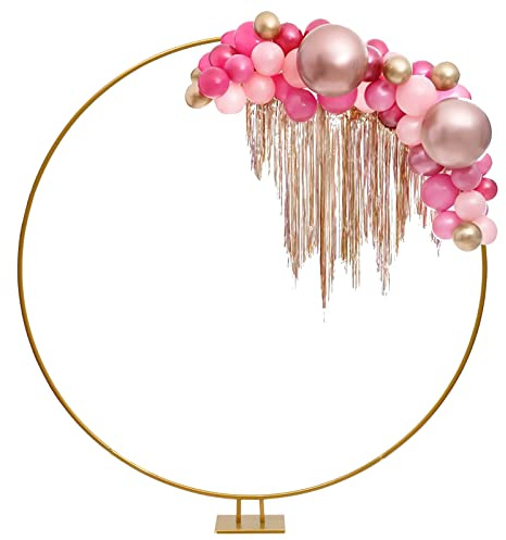 IMGASDCSD Wedding arch Removable Round Metal Arch for DIY Wedding Background