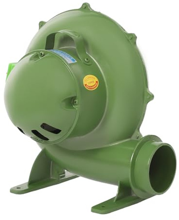 250W Electric Blower fan with a Speed Regulator, Commercial BBQ Blower Fan - 141 CFM Forge Blowers for Outdoor Grills, Barbecue Fires, Small Stoves, Furnaces, Etc.(Green, 10.4 x 9.4'')