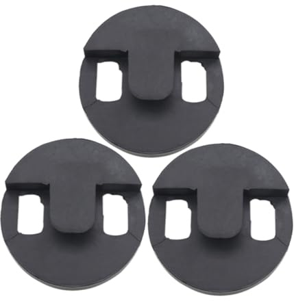 Schwarzer Cellodämpfer aus Gummi für Leises Üben, 3 Stück Packung | Rundes Tourte Stil Design, Passend für Cello, Nacht und Wohnung, zur Volumenreduzierung