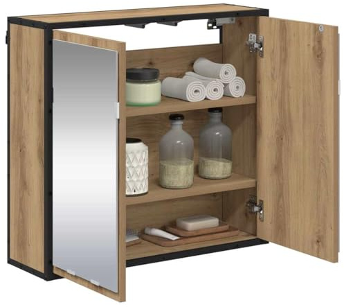 vidaXL Wandregal Artisan-Eiche 65 x 20 x 60 cm