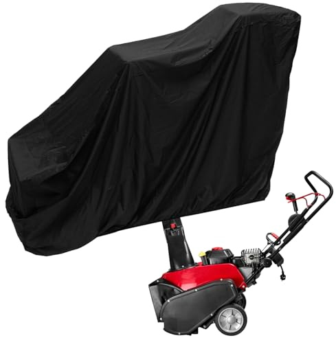 Schneefräsen Abdeckhauben Wasserabweisend Outdoor,210D Polyester Outdoor-Schneefräsenabdeckung | UV-Schutz Wetterfeste Aufbewahrung | Wintertaugliche Schutzhülle