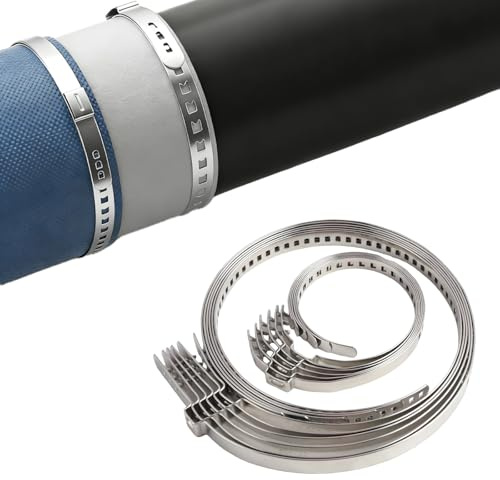 CV Achsmanschetten Schellen 14 Stück, 20-50mm und 50-120mm Antriebswellenmanschette, Schlauchschellen, Edelstahl Achsmanschette Klemmschellen für Antriebswellen, Wasserdicht, Rostfrei, Langlebig