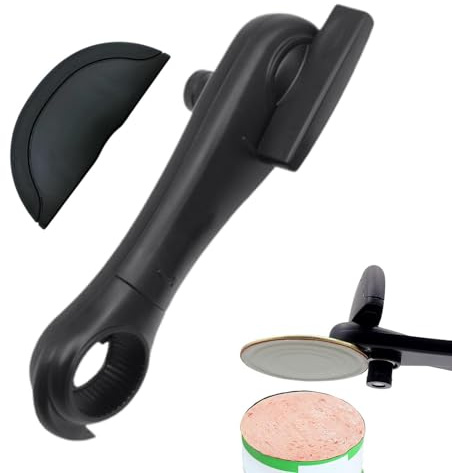 Abrelatas para Personas Mayores, Gadget Manual 4 en 1, Abridores De Botellas Para Mayores Con Mango Antideslizante, Para Cocina Bar Restaurante Camping Y Senderismo