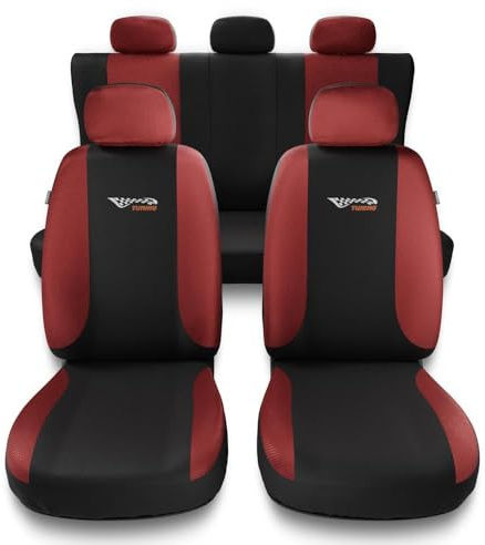 Mossa - Universal Sitzbezüge Auto kompatibel mit Ford Fiesta IV, V, VI, VII, VIII (1995-2023) - Autositzbezüge Schonbezüge für Autositze - TG-RD