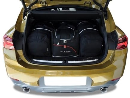 KJUST Dedizierte Kofferraumtaschen 4 stk kompatibel mit BMW X2 F39 2017+ CarBags