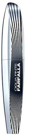 l'Oréal Paris Ciglia Finte Farfalla Mascara Volumizzante, Applicatore con Setole Asimmetriche per Ciglia Dispiegate Alle Estremità, Nero