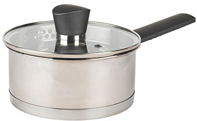 Russell Hobbs RH01162EU Excellence Collection pentola da 16cm con coperchio in vetro, acciaio inox, finitura lucida a specchio, compatibile a induzione, lavabile in lavastoviglie