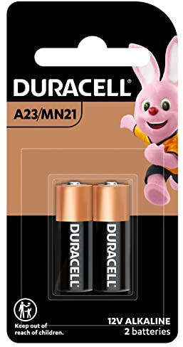 Duracell - Spezial MN21 12V Alkaline Batterien 2er Pack (A23 / 23A / V23GA / LRV08 / 8LR932) konzipiert für den Einsatz in Fernbedienungen, Funkklingeln und Sicherheitssystemen