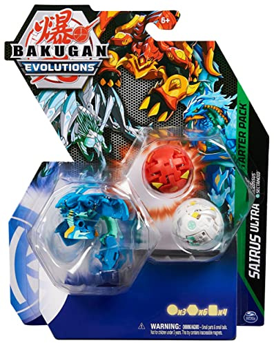 BAKUGAN 'Evolutions' Starter Pack mit 3 Bällen (1 Ultra und 2 Basic Balls), unterschiedliche Varianten