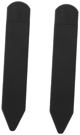 2pcs Black Pu Touch Pen Holders with Elastic Fabric Sleeve | Nonslip Soft Texture, Practical Cover for Electronic Pens, Compact Pair for Everyday Carry