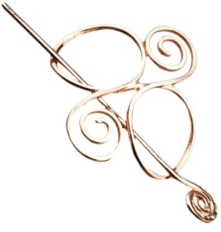 FRCOLOR Keltische Legierung Haarspange Vintage Viking Haarklammer Für Frauen Und Mädchen, Ideal Für Partys, Hochzeiten Und Freizeit