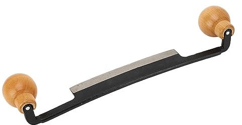 Gerades Ziehmesser Ziehrasur Holzbearbeitungswerkzeug Doppelter Rutschfester Holzgriff Prägnante Wolframstahlklinge Ziehrasurmesser Entrindungshandwerkzeug