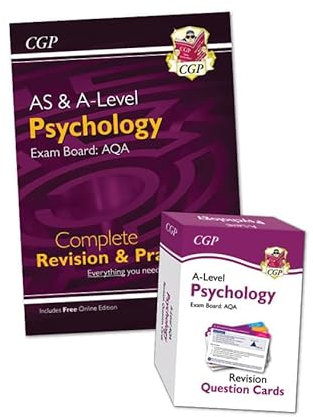 A-Level Psychology AQA Revision Bundle (Complete Revision & Practice + Revision Question Cards): For exams in 2026
