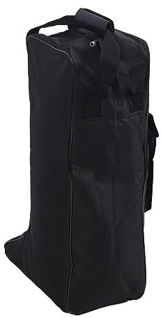 HERCHR Stiefeltasche, Oxford-Stoff, Schwarz, Wasserdicht, Stiefel-Organizer, Tragbare Stiefel-Aufbewahrungstasche Für Cowboystiefel, Schneestiefel